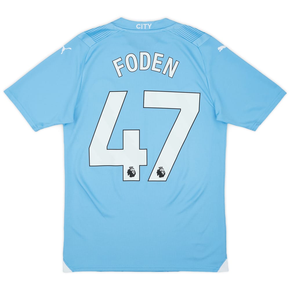 2023-24 Manchester City Home Shirt Foden #47 - 9/10 - (S)