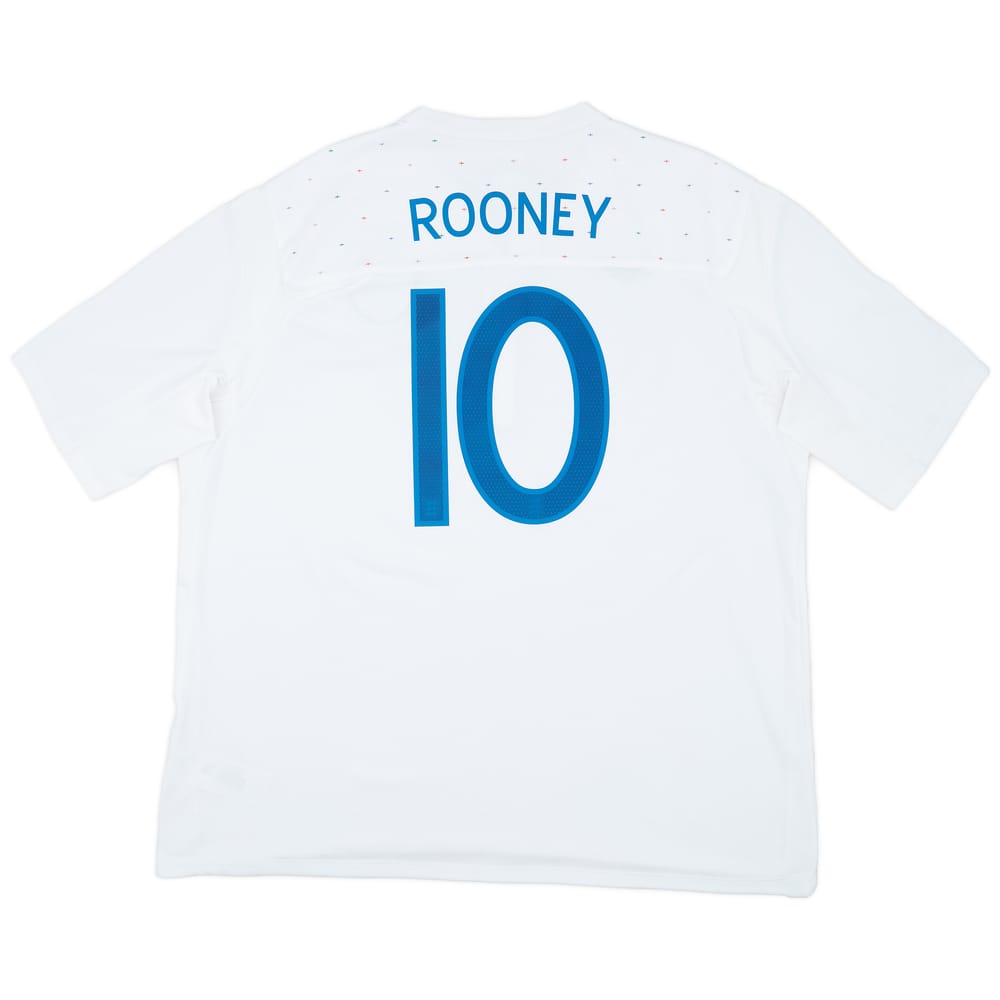 2010-11 England Home Shirt Rooney #10 - 8/10 - (3XL)