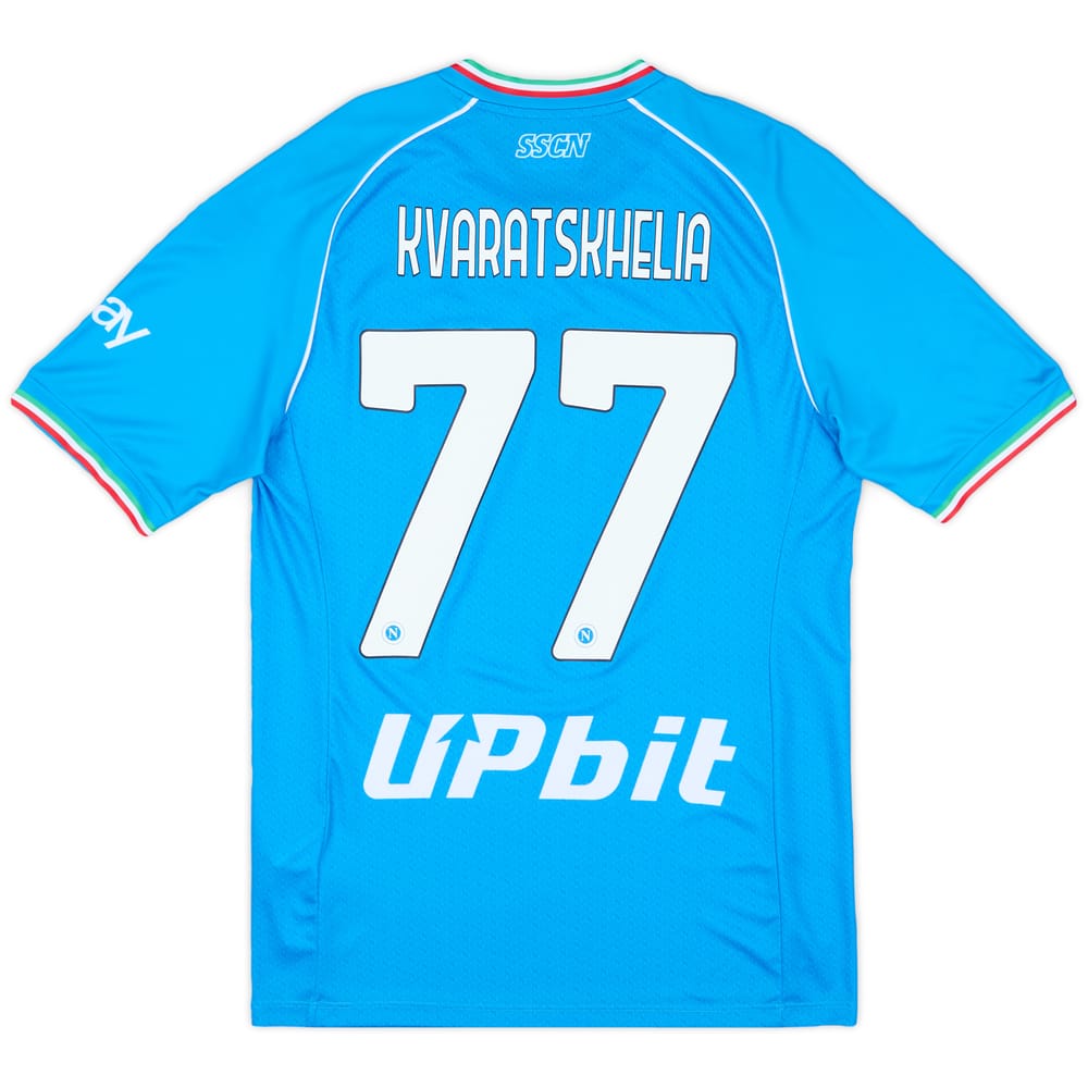 2023-24 Napoli Home Shirt Kvaratskhelia #77