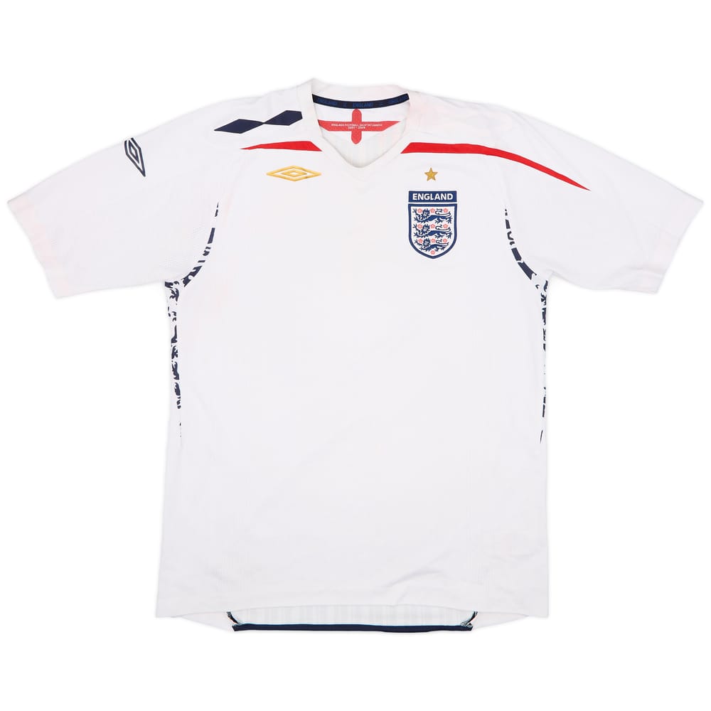 2007-09 England Home Shirt - 6/10 - (L)