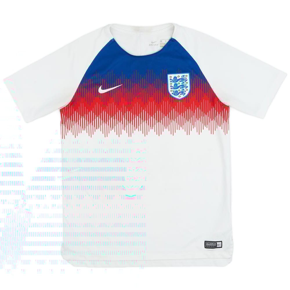 2018-19 England Nike Pre-Match Shirt - 6/10 - (XL.Boys)