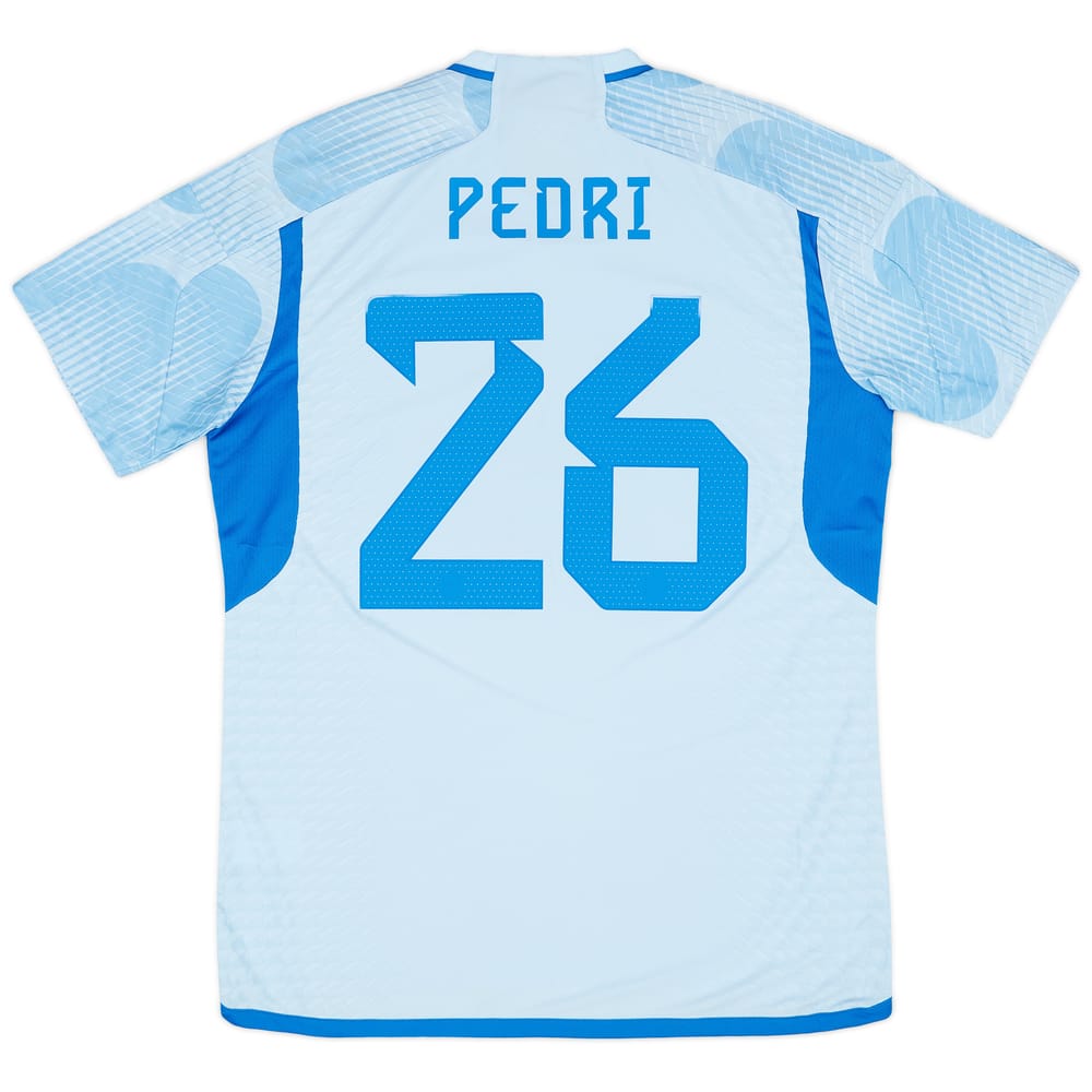 2022-23 Spain Authentic Away Shirt Pedri #26 (L)