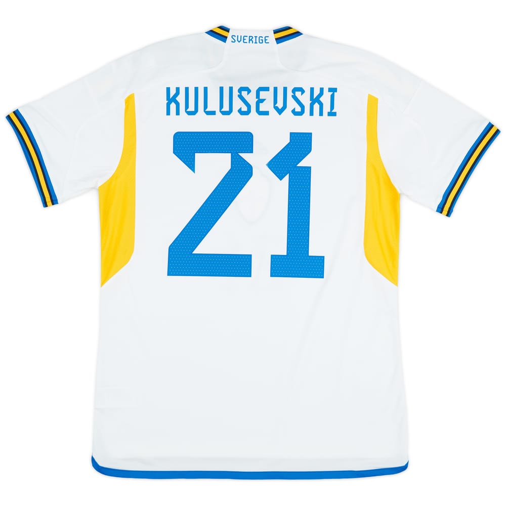 2022-23 Sweden Away Shirt Kulusevski #21