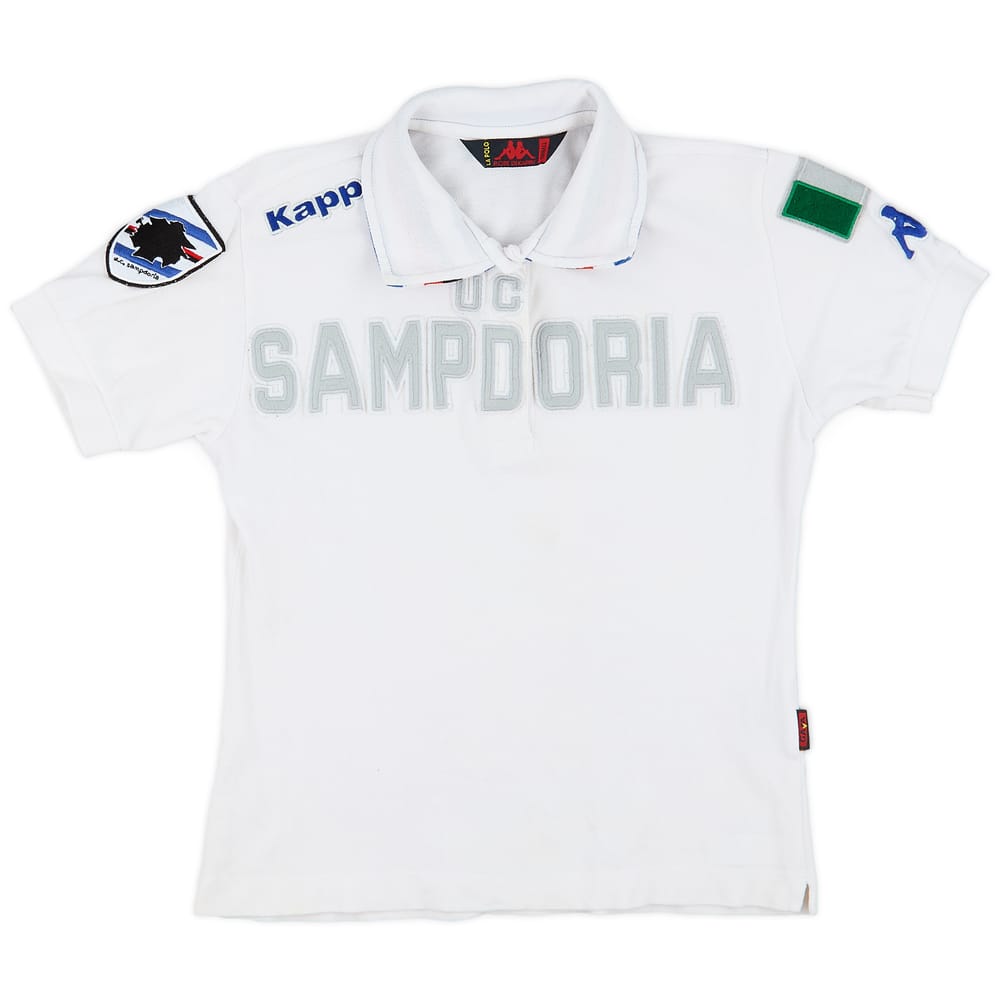 2010-11 Sampdoria Kappa Polo Shirt - 8/10 - (XS.Boys)