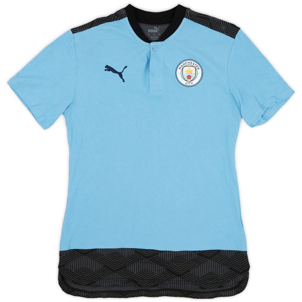 2019-20 Manchester City Puma Polo Shirt - 8/10 - (M)