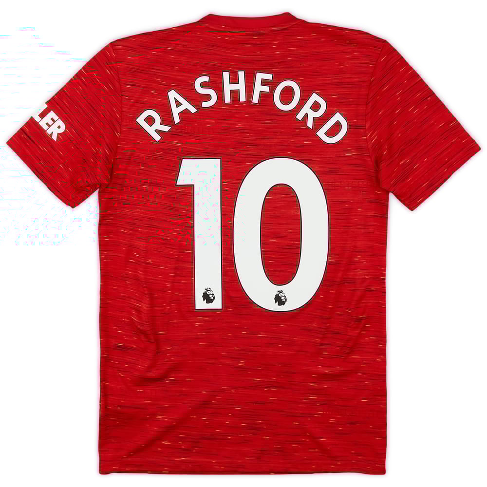 2020-21 Manchester United Home Shirt Rashford #10 - 9/10 - (XS)