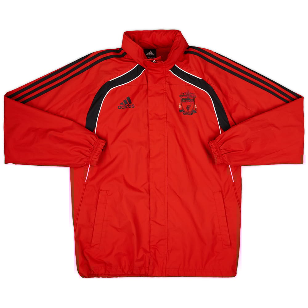 2010-11 Liverpool adidas Hooded Rain Jacket - 8/10 - (M)