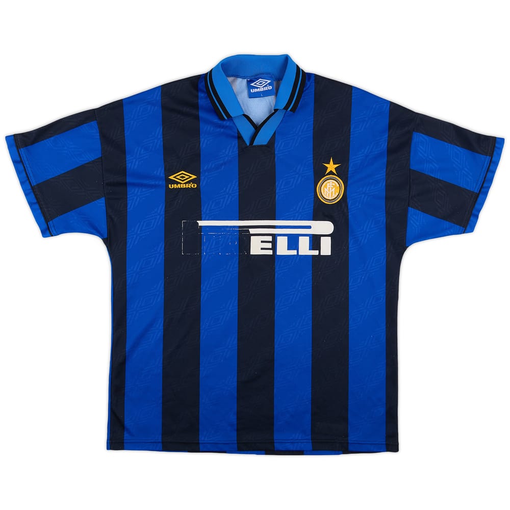 1995-96 Inter Milan Home Shirt - 3/10 - (L)