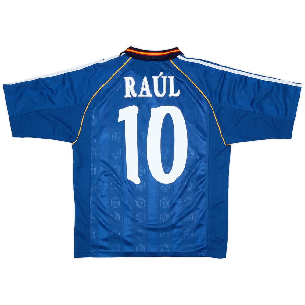 1999-00 Spain Away Shirt Raul #10 - 9/10 - (M)