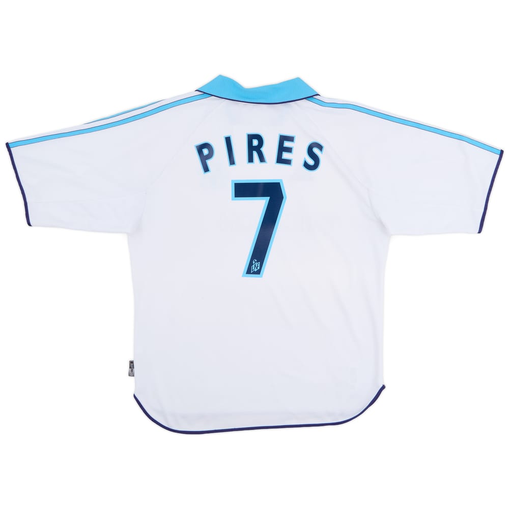 1999-00 Olympique Marseille Home Shirt Pires #7 - 5/10 - (M)