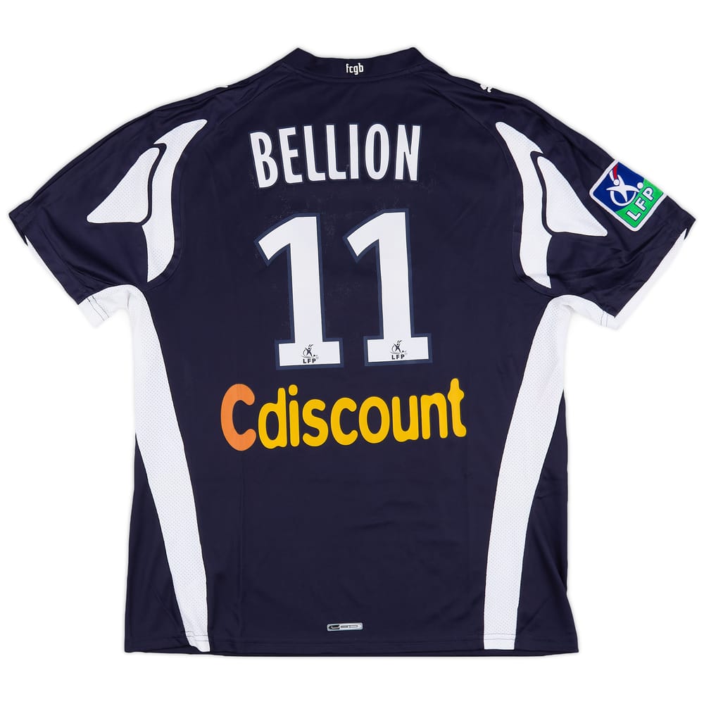 2007-08 Bordeaux Match Issue Home Shirt Bellion #11