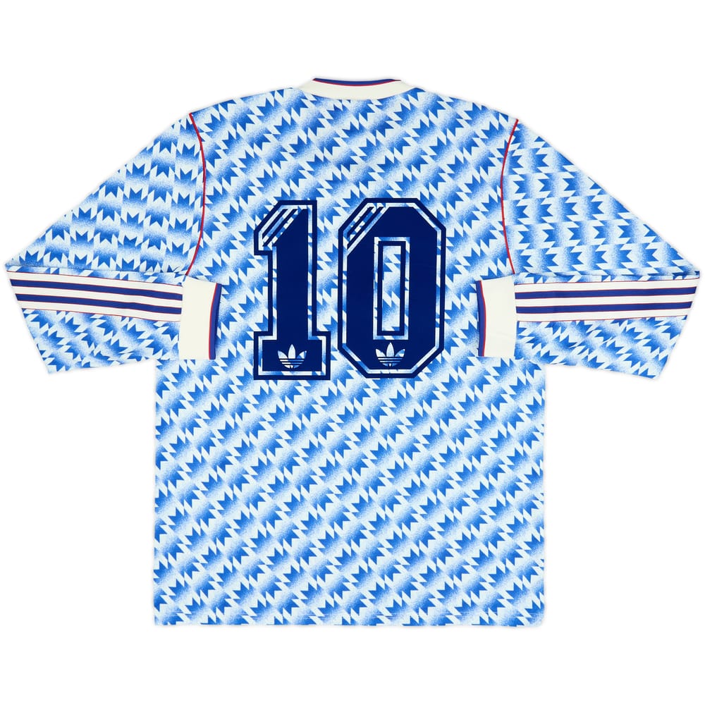 1990-92 Manchester United adidas Originals Reissue Away L/S Shirt #10 (Hughes)