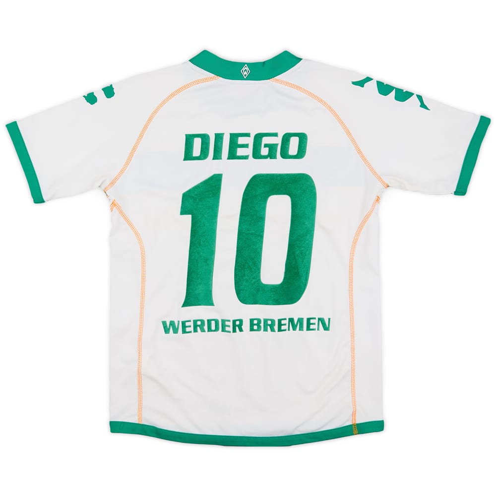 2008-09 Werder Bremen Home Shirt Diego #10 - 8/10 - (L.Boys)