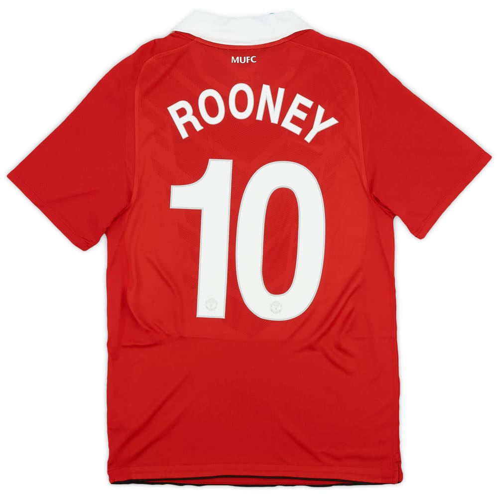 2010-11 Manchester United Home Shirt Rooney #10 (S)