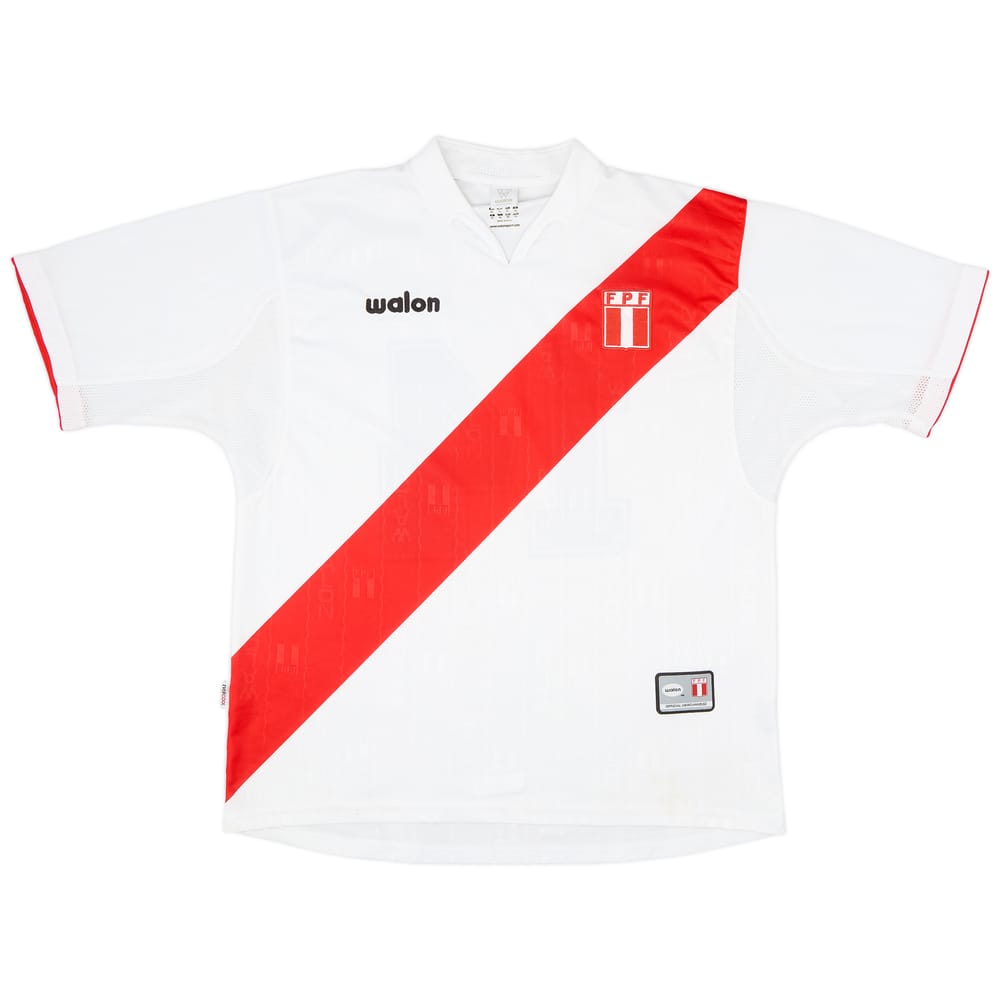 2004-06 Peru Home Shirt #14 - 8/10 - (XL)