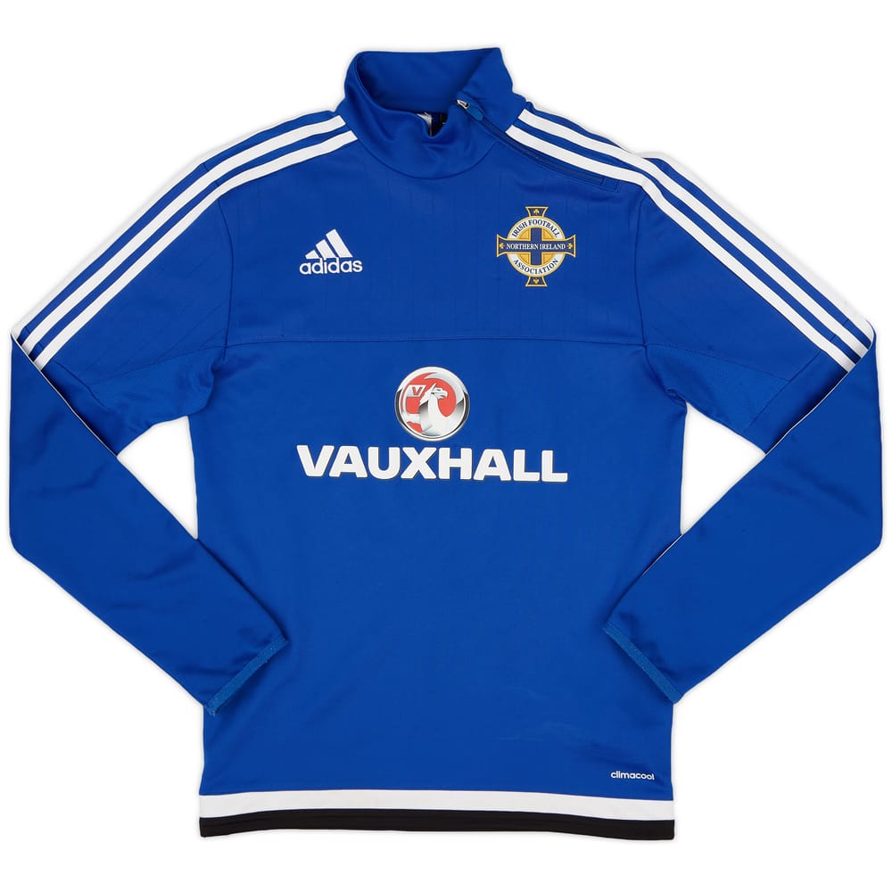 2015-16 Northern Ireland adidas 1/4 Zip Drill Top - 8/10 - (XS)