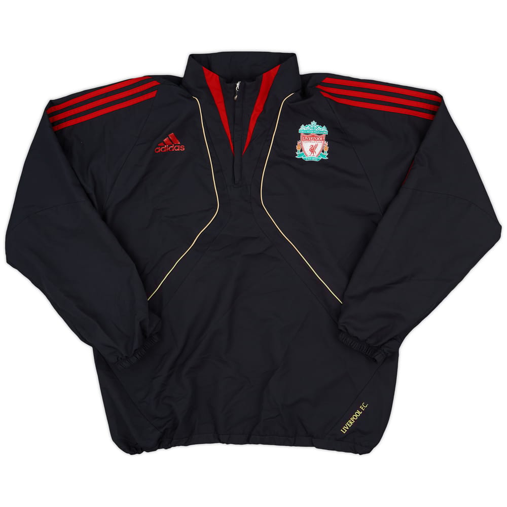 2009-10 Liverpool adidas 1/4 Zip Track Jacket - 9/10 - (L/XL)