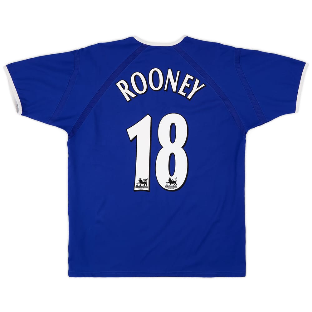 2003-04 Everton Home Shirt Rooney #18 - 8/10 - (L)