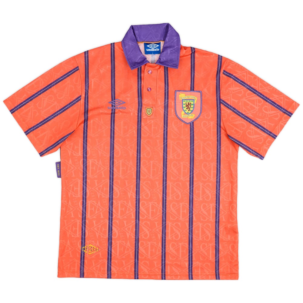1993-95 Scotland Away Shirt - 8/10 - (L)