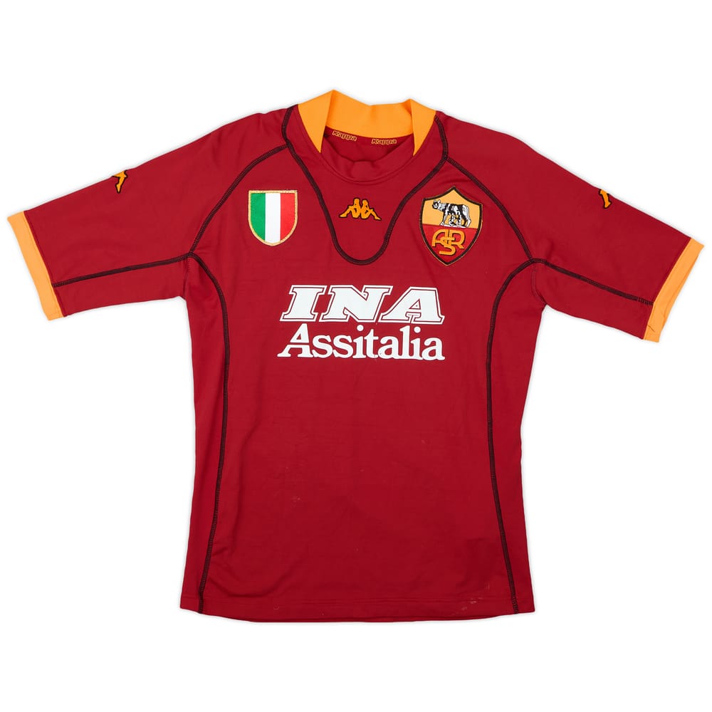 2001-02 Roma Home Shirt - 7/10 - (S)