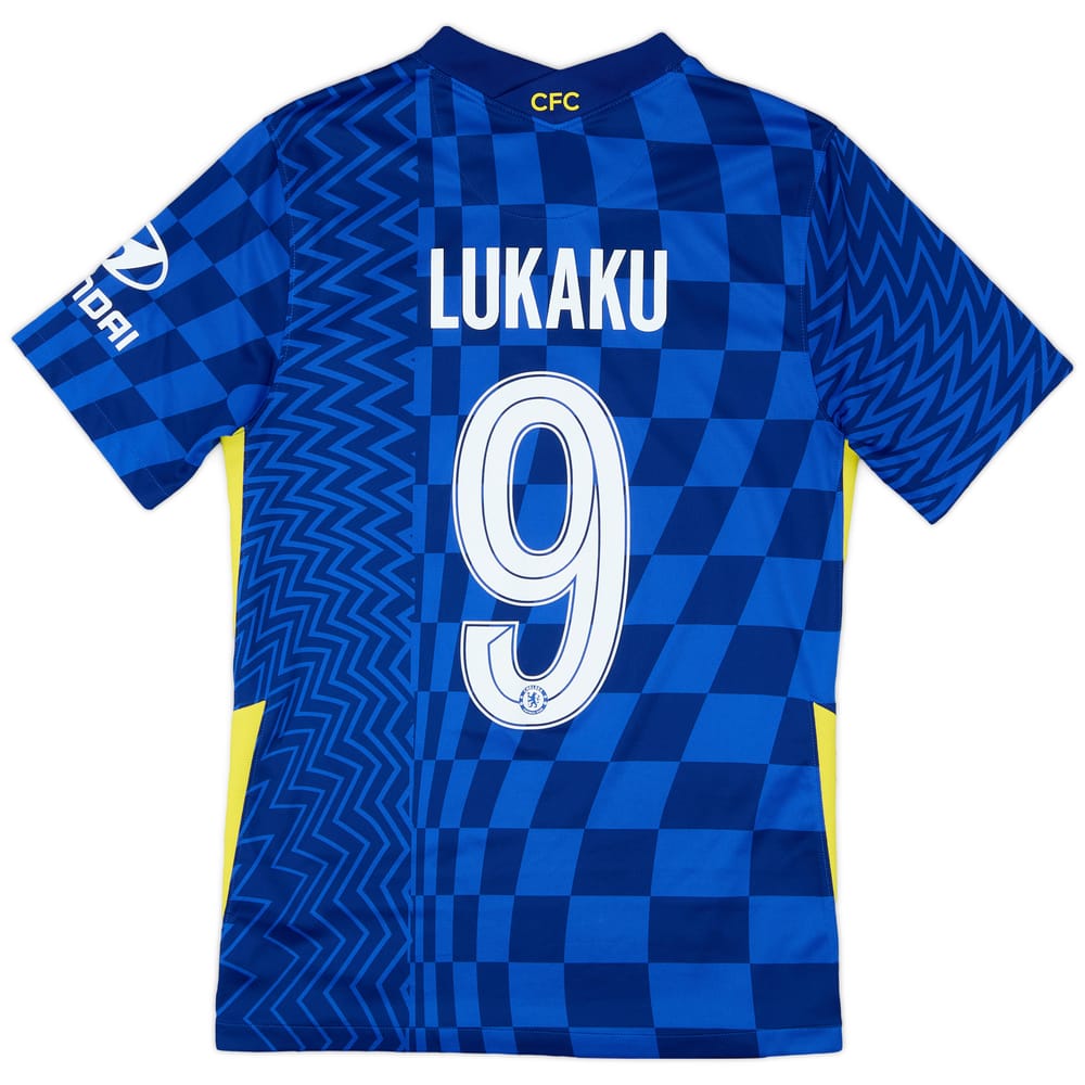 2021-22 Chelsea Home Shirt Lukaku #9 - 10/10 - (S)