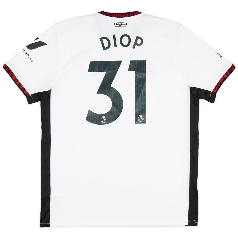 2022-23 Fulham Match Issue FA Cup Home Shirt Diop #31