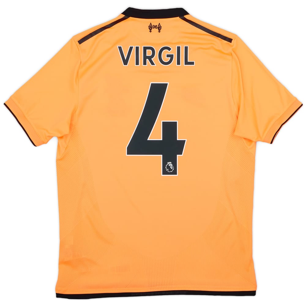 2017-18 Liverpool 125 Years Third Shirt Virgil #4 - 9/10 - (S)