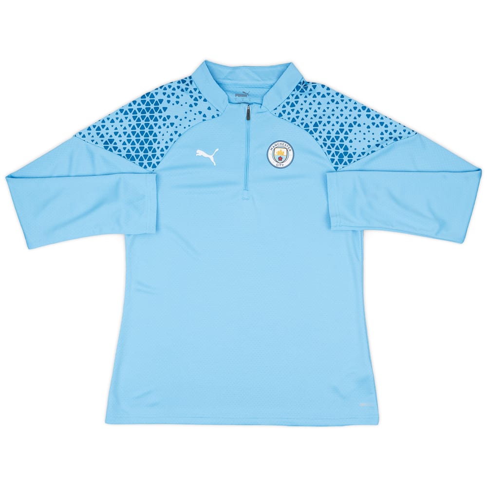 2023-24 Manchester City Women's Puma 1/4 Zip Training Top - As New - (L)