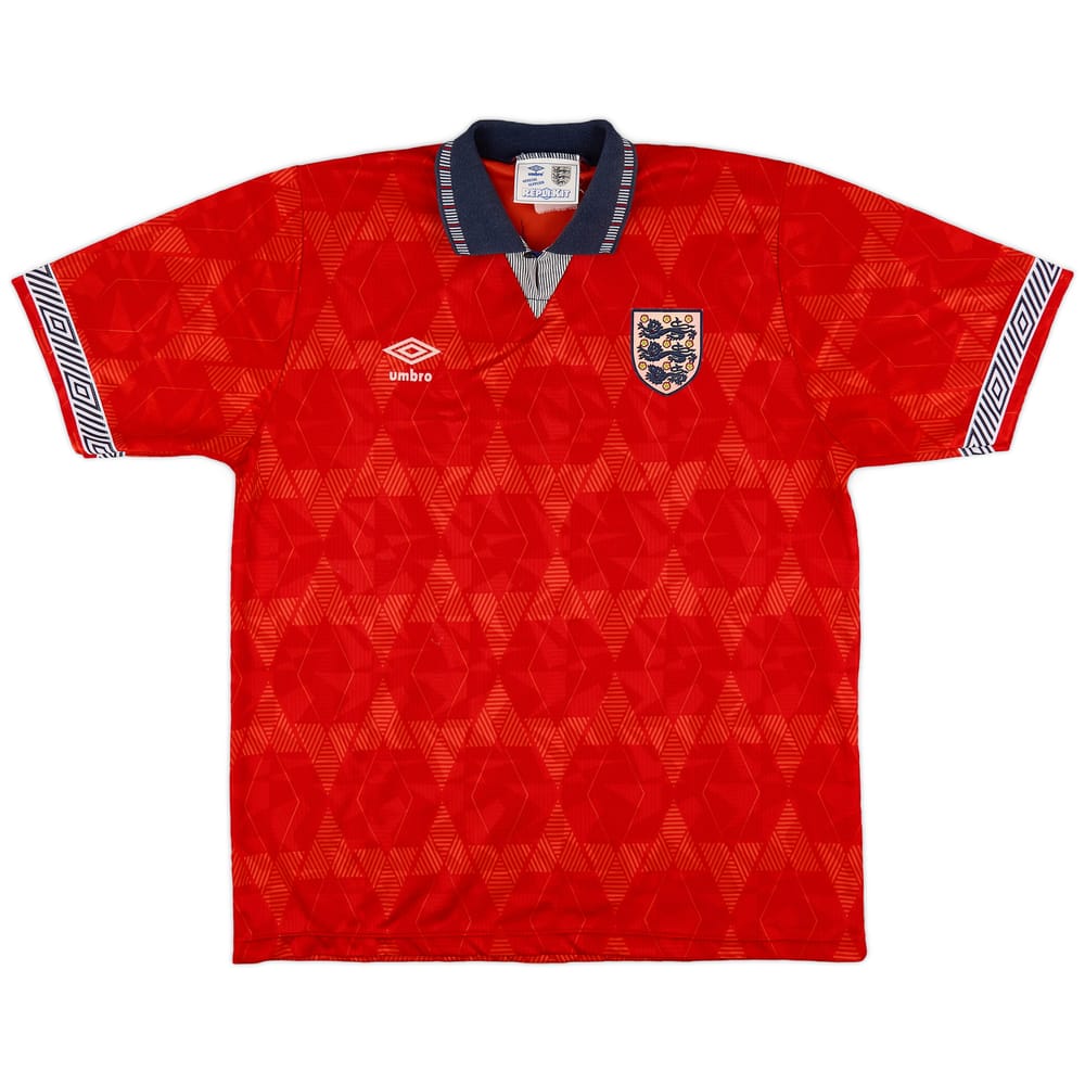1990-93 England Away Shirt - 8/10 - (L)