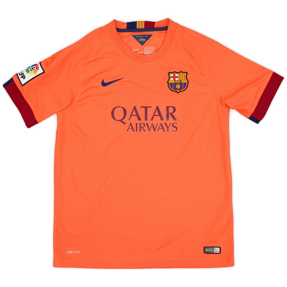 2014-15 Barcelona Away Shirt - 8/10 - (XL.Boys)