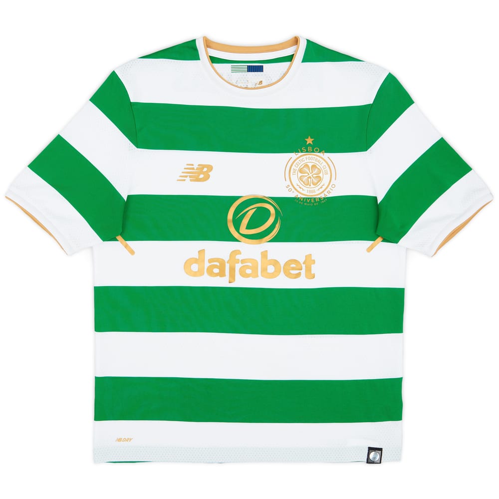 2017-18 Celtic 'Lisbon Lions 50th Anniversary' Home Shirt - 8/10 - (S)