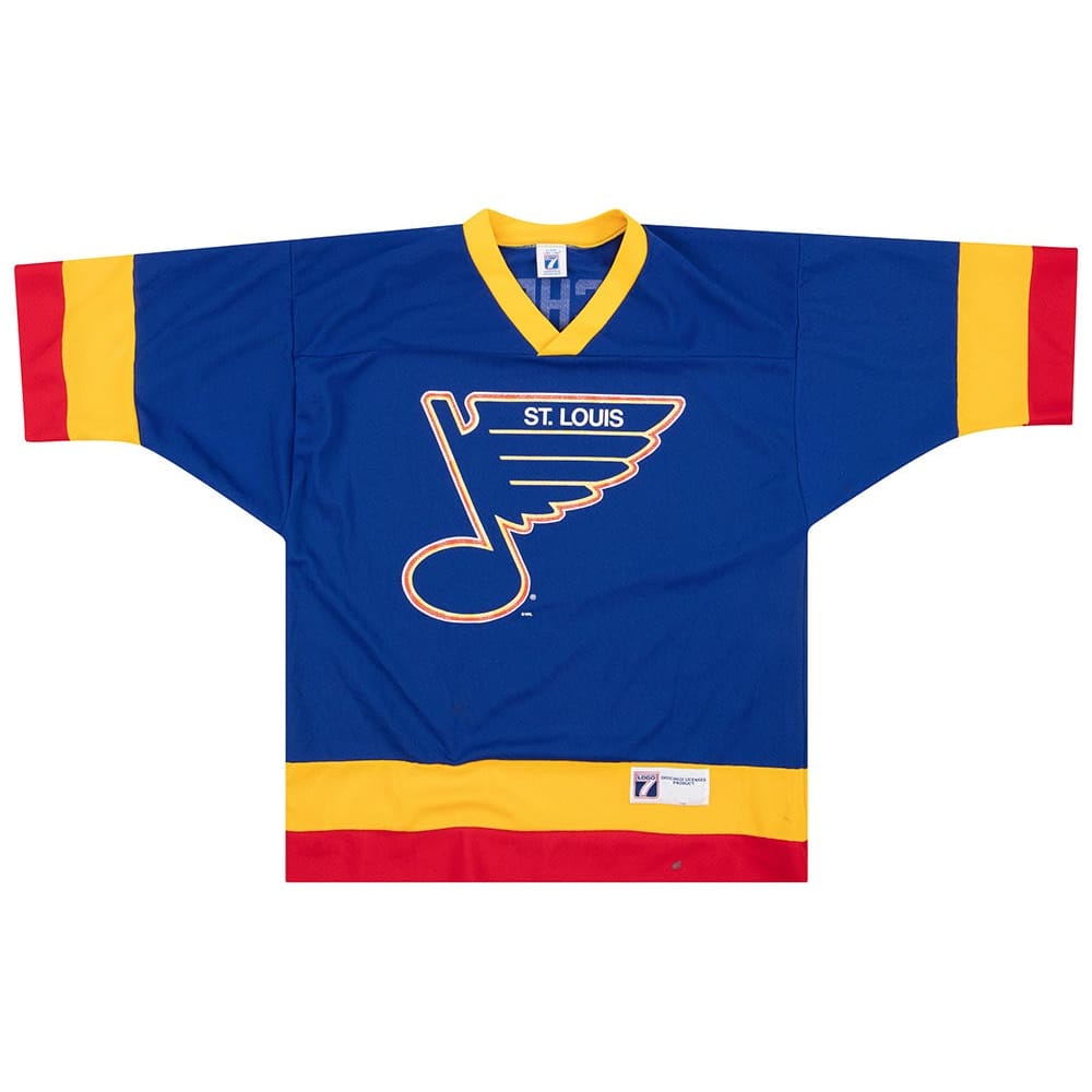 1997-98 St. Louis Blues Duchesne #28 Logo 7 Jersey (Away) M