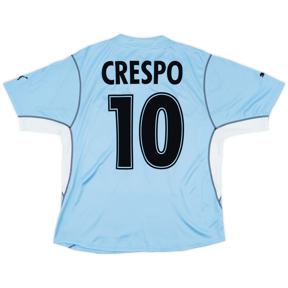 2001-02 Lazio Home Shirt Crespo #10 - 6/10 - (L)