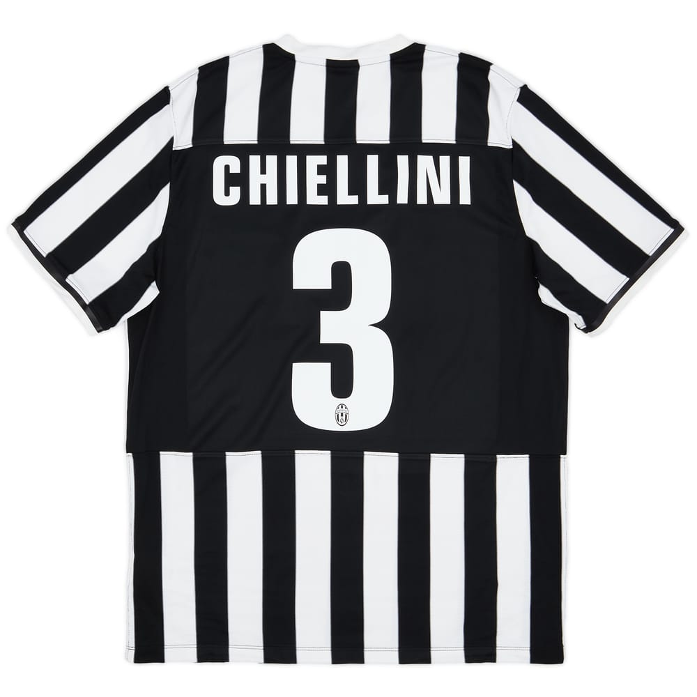 2013-14 Juventus Home Shirt Chiellini #3 - 7/10 - (L)