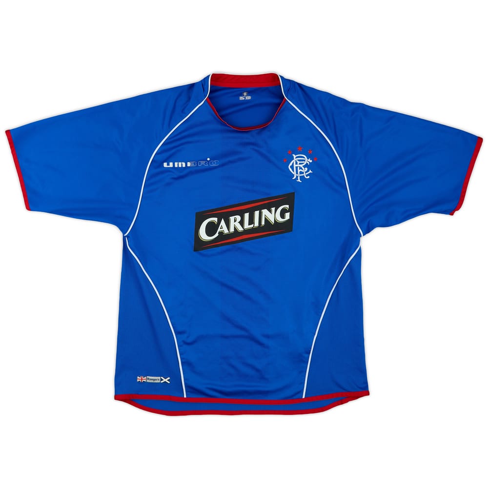 2005-06 Rangers Home Shirt - 4/10 - (L)