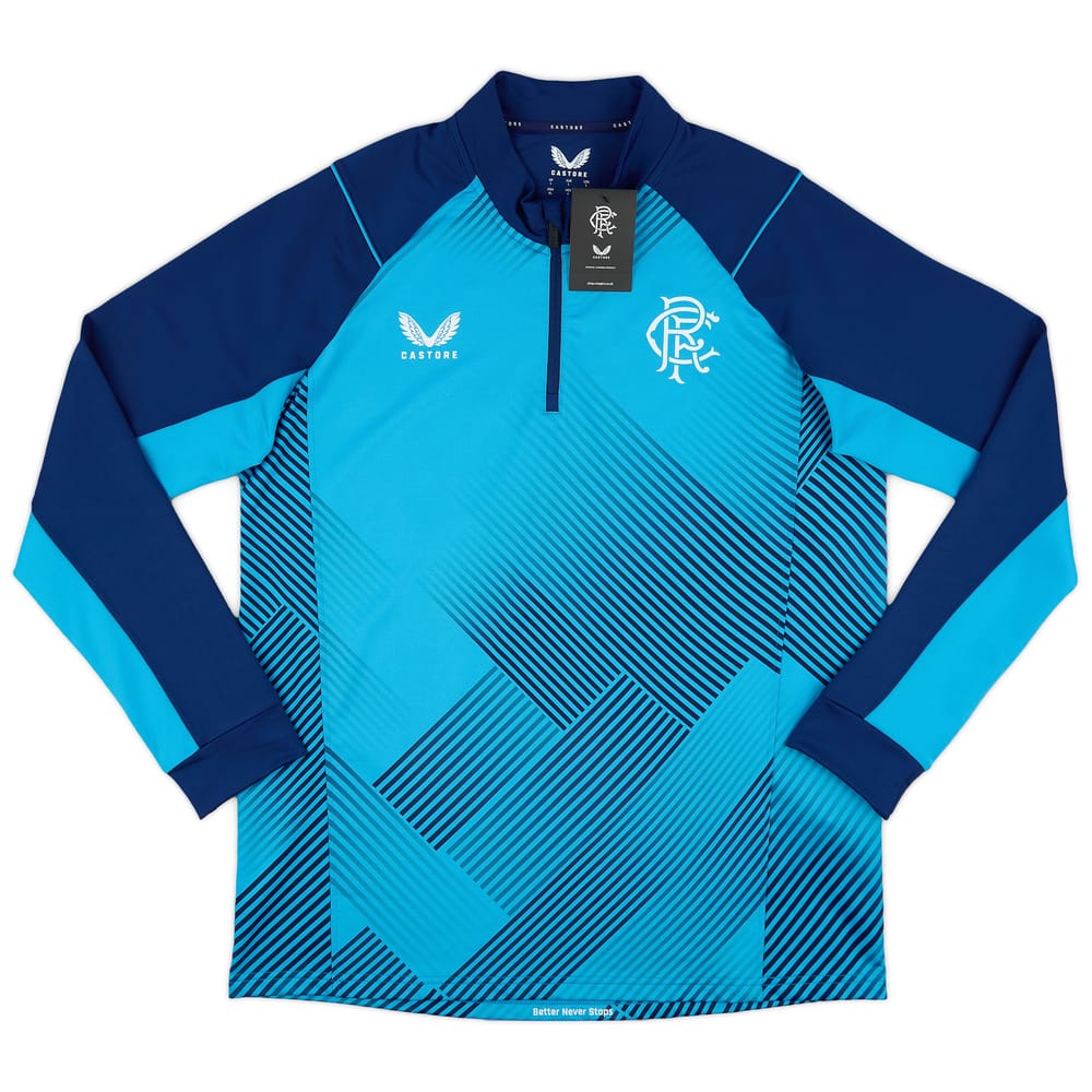 2023-24 Rangers Castore 1/4 Zip Training Top