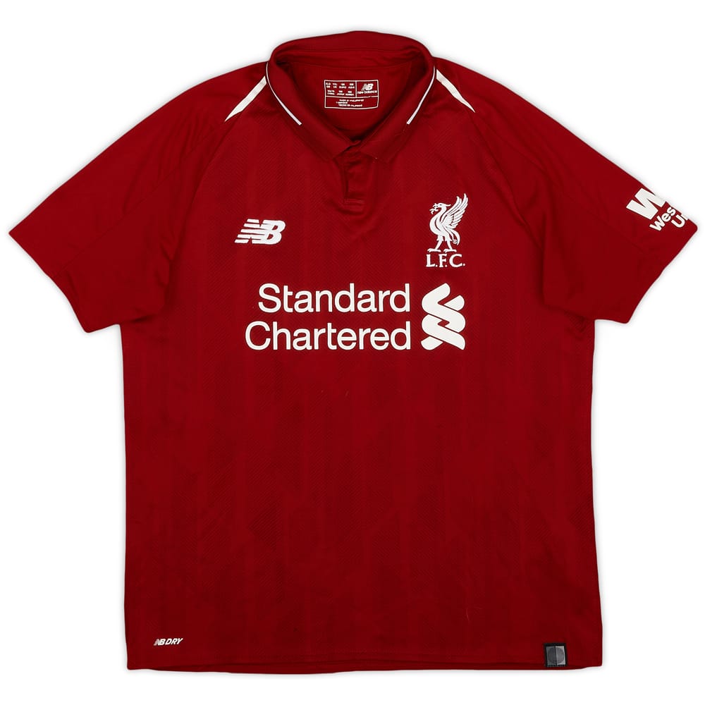 2018-19 Liverpool Home Shirt - 6/10 - (XL.Boys)
