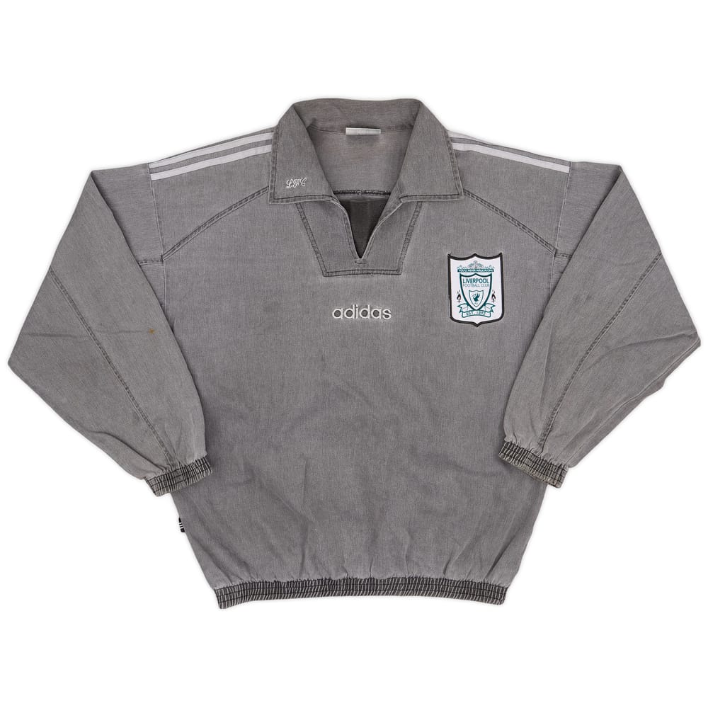 1995-96 Liverpool adidas Drill Top - 7/10 - (M)