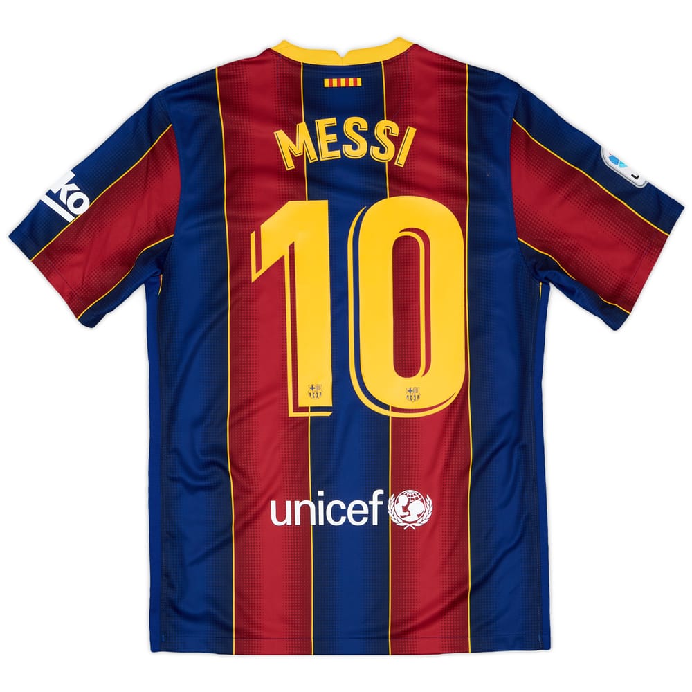2020-21 Barcelona Home Shirt Messi #10