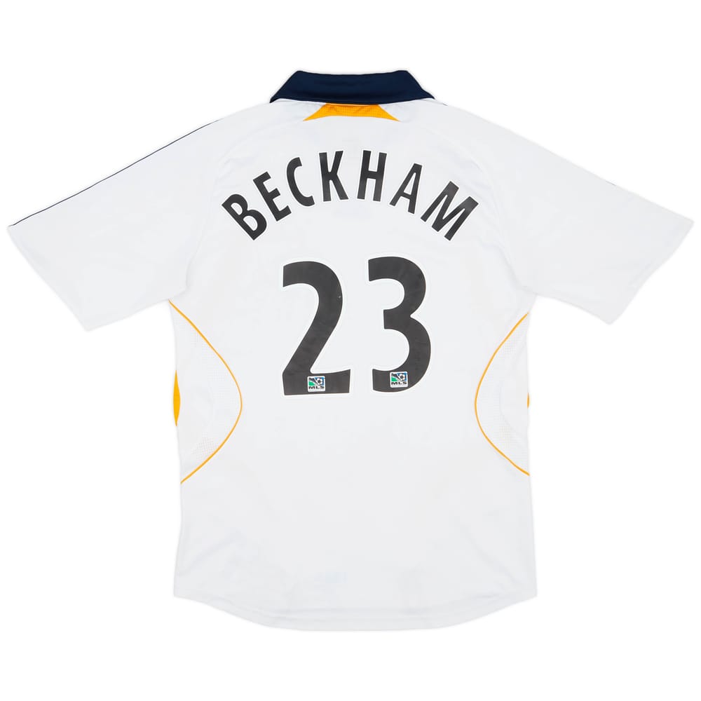 2007-08 LA Galaxy Home Shirt Beckham #23 - 5/10 - (M)