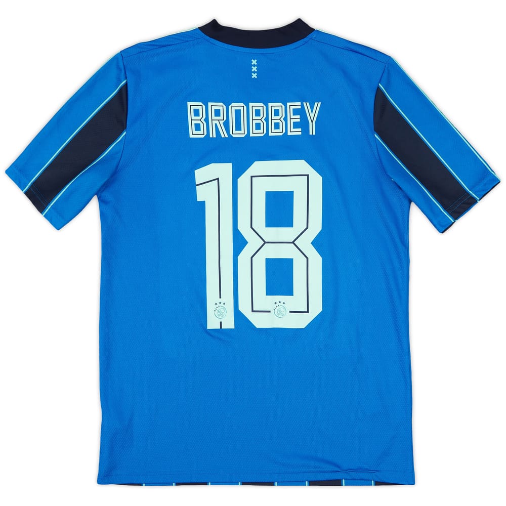 2021-22 Ajax Away Shirt Brobbey #18 - 10/10 - (XL.Boys)