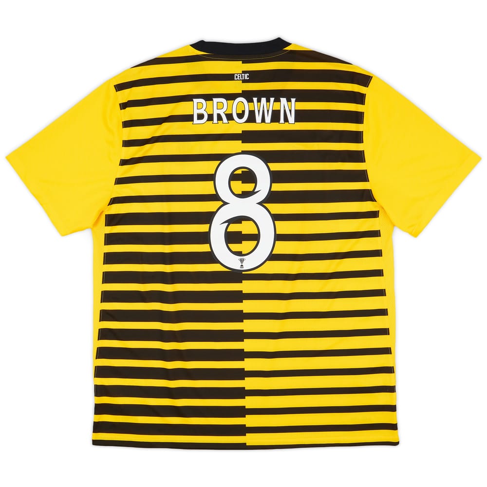 2011-12 Celtic Third Shirt Brown #8 - 9/10 - (XL)