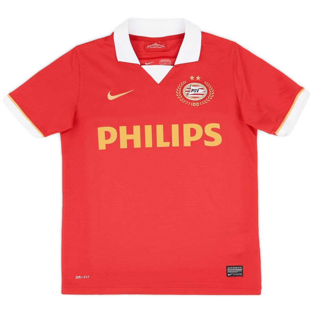 2013-14 PSV Centenary Home Shirt - 7/10 - (L.Boys)