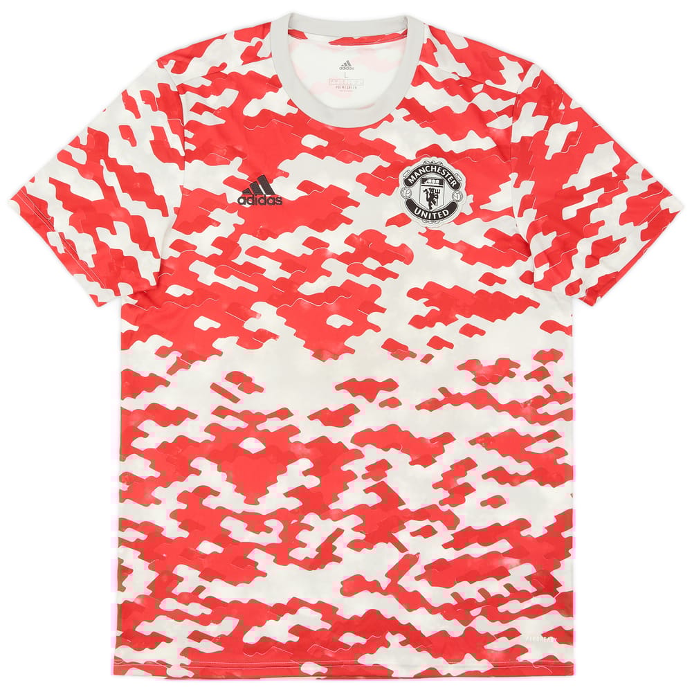2021-22 Manchester United adidas Training Shirt - 6/10 - (L)