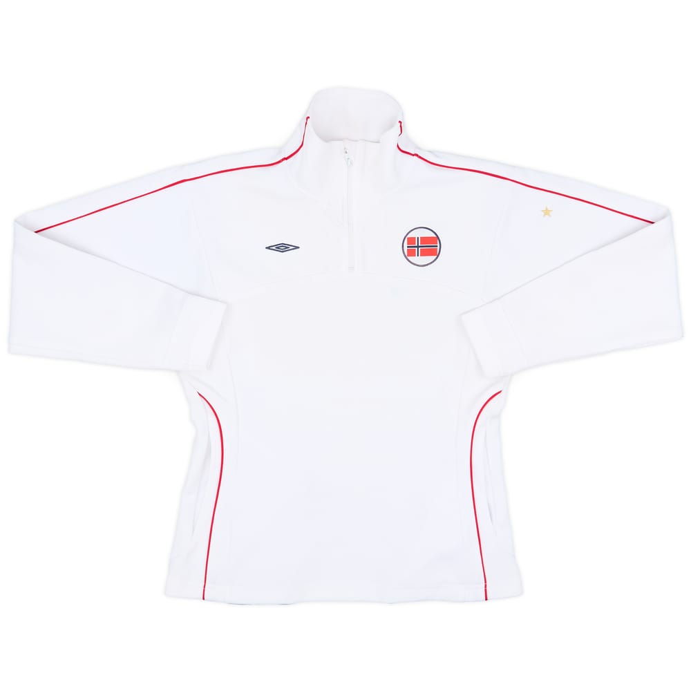 2004-06 Norway Umbro 1/4 Zip Drill Top - 9/10 - (XL.Boys)