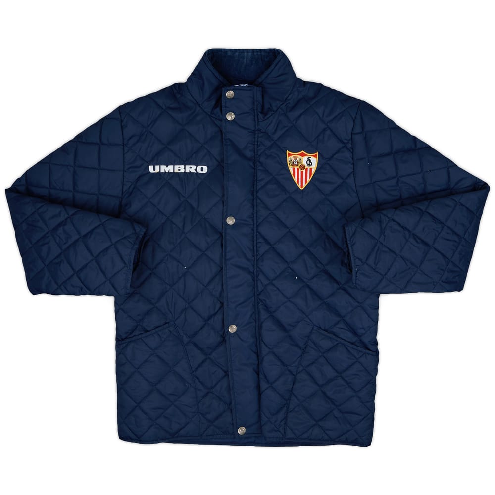 1996-98 Sevilla Umbro Padded Bench Coat - 8/10 - (S)