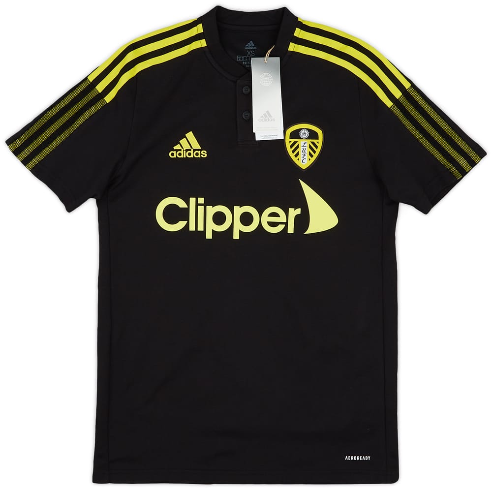 2021-22 Leeds United Player Issue Polo T-Shirt (3XL)