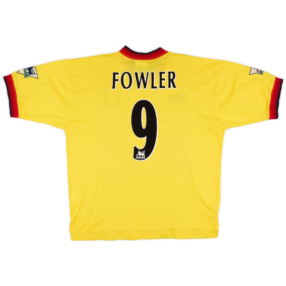 1997-99 Liverpool Away Shirt Fowler #9 - 9/10 - (XL)