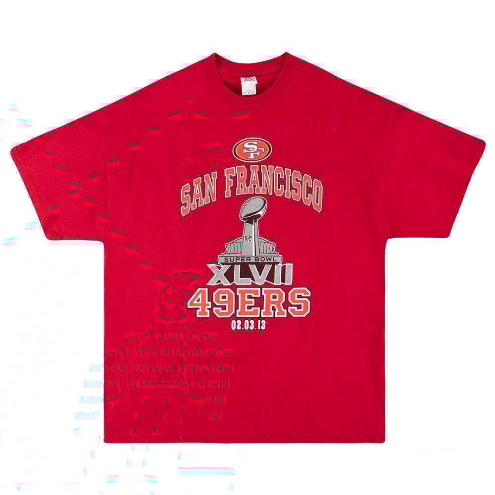 2013 San Francisco 49ers Super Bowl XLVII Tee XXL