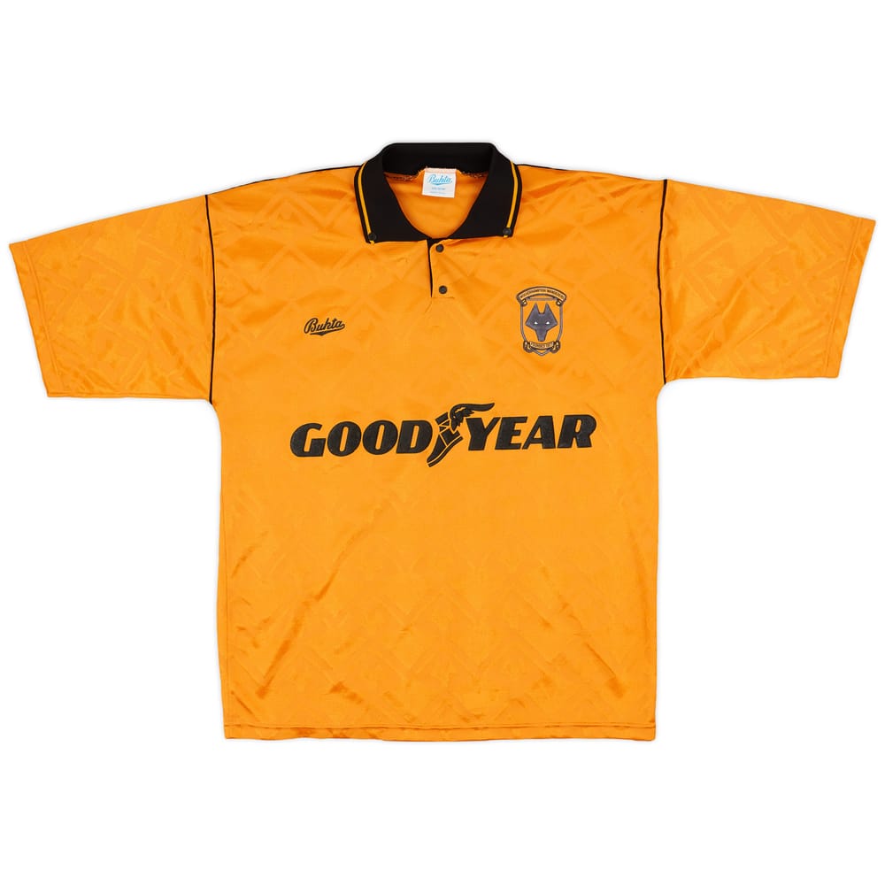 1990-92 Wolves Home Shirt - 8/10 - (M)